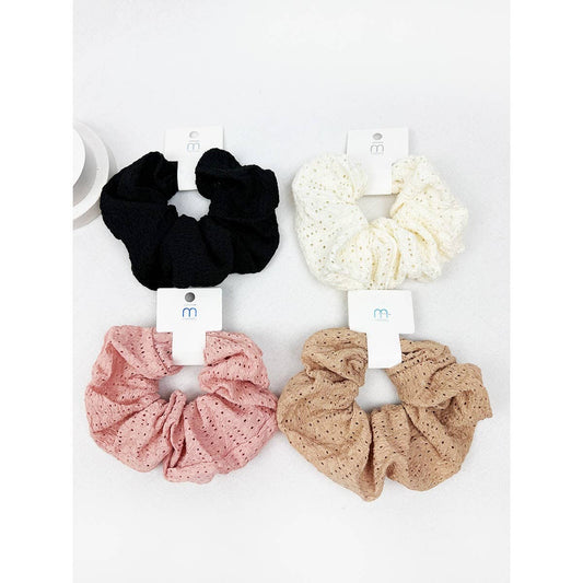 Eyelet Lace Scrunchies