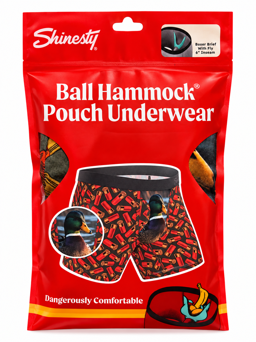 The Duck & Cover Mallard Ball Hammock Pouch Underwear
