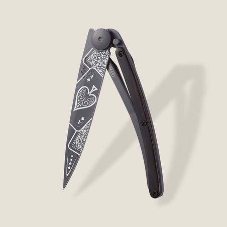 Good Luck, Ebony Wood Knife 37g