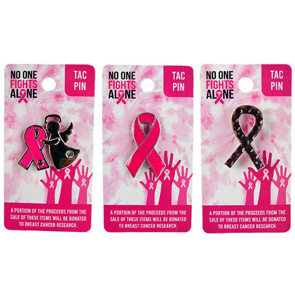 Breast Cancer Awareness Enamel Tac Pin