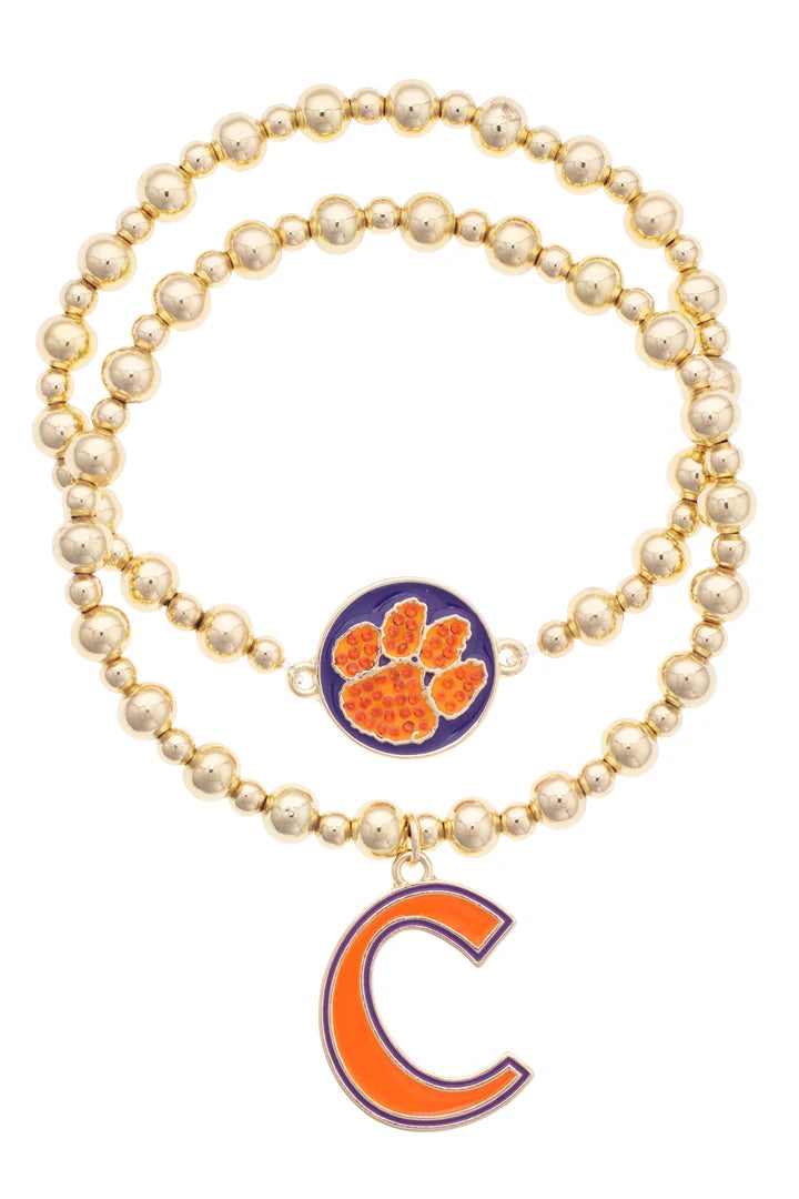 Clemson Tigers Enamel Drop Earrings