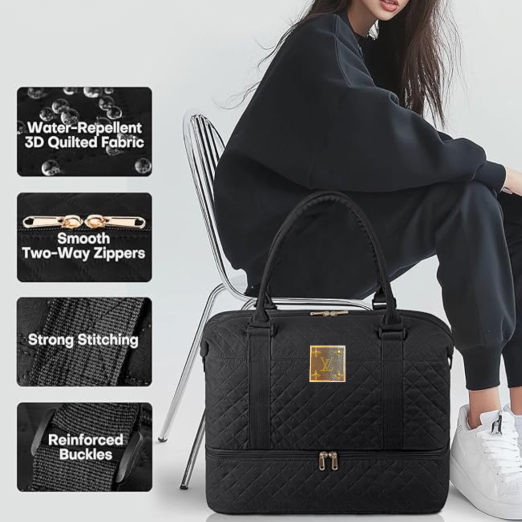 Upcycled Duffel Weekender Bag