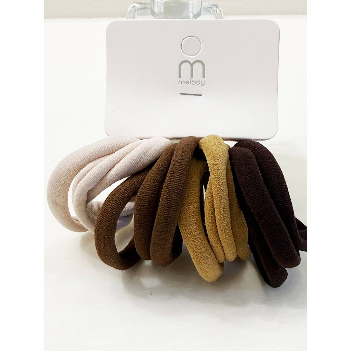 Assorted Neutrals Rolled Hair Tie Set