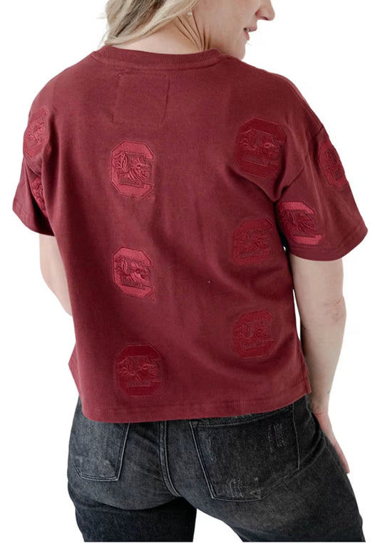 Gamecocks Ritter Repeat Heavyweight Crop Tee