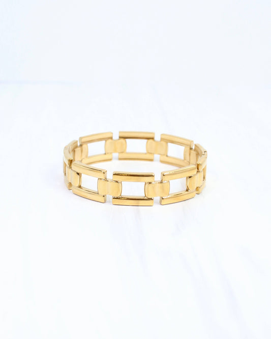 Calista Link Bangle by Caroline Hill