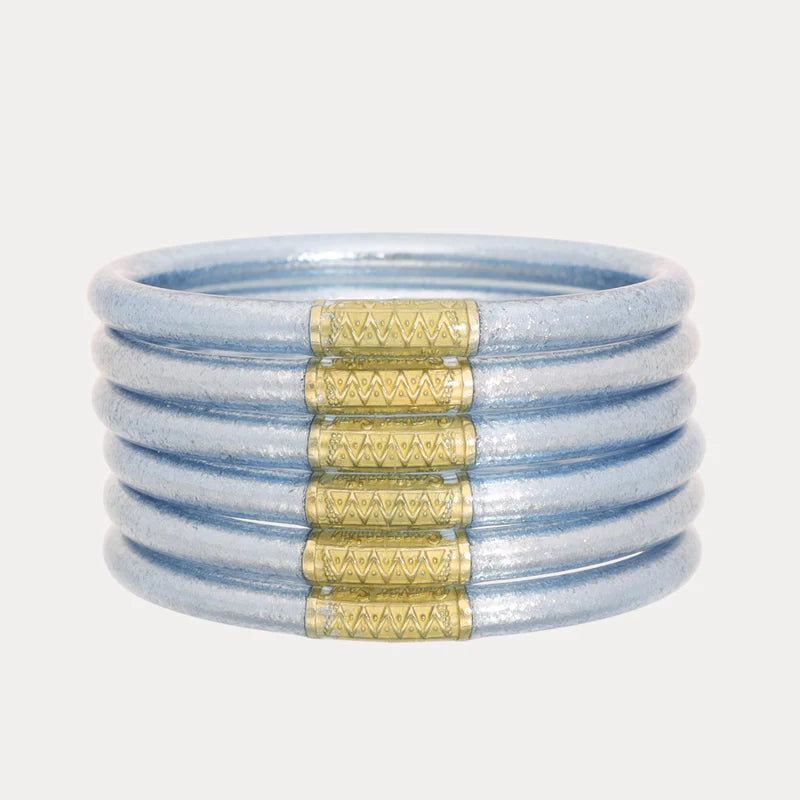 Budhagirl Celeste All Weather Bangles- Set of 6- Medium