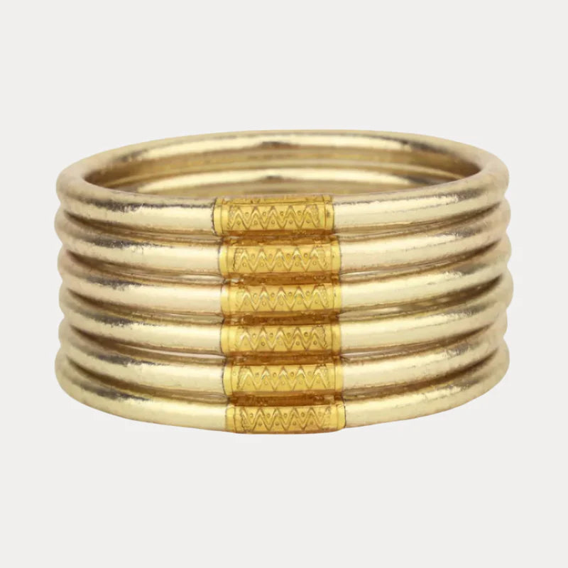 BuDhaGirl Etoile All Weather Bangles (Set of 6) -Medium
