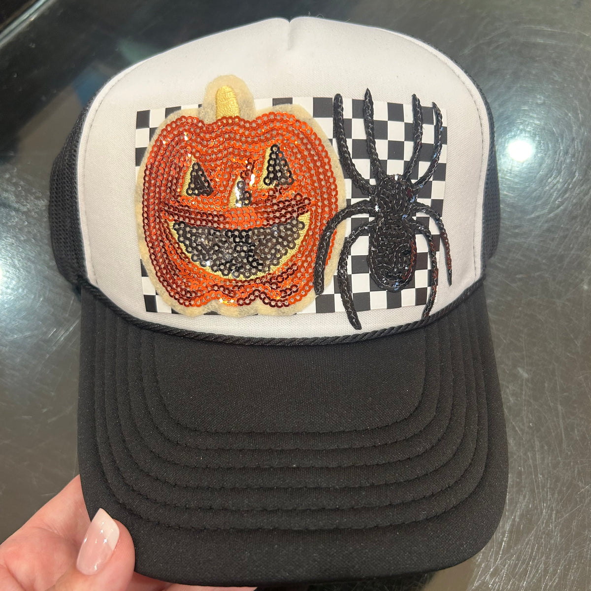 Over The Top Spooky Trucker Hat