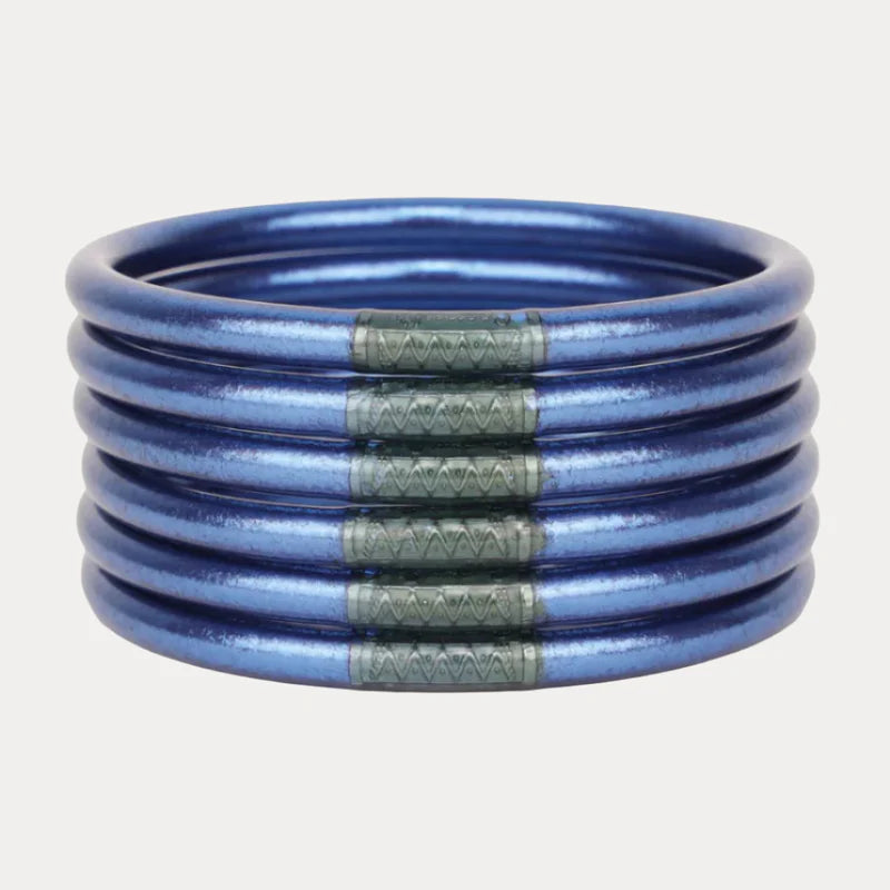 BuDhaGirl Marine All Weather Bangles (Set of 6) -Large