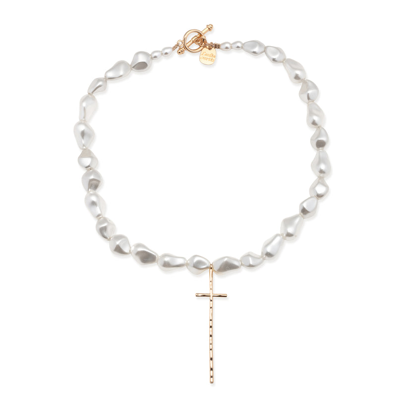 Olivia Pearl Necklace by Leslie Curtis