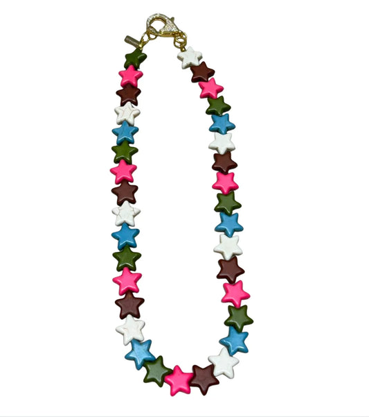 Star Necklace- Small Fall Mix