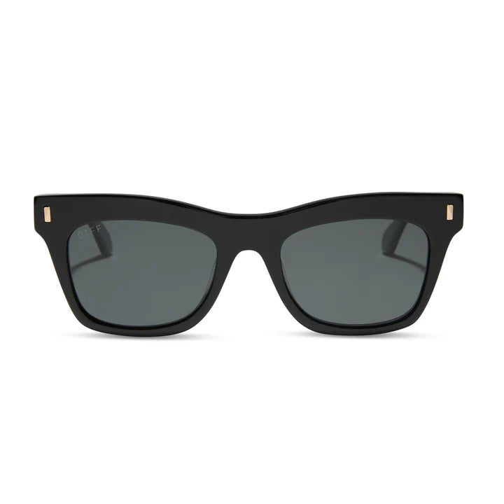 DIFF- Bradley- Black Grey Polarized Sunglasses