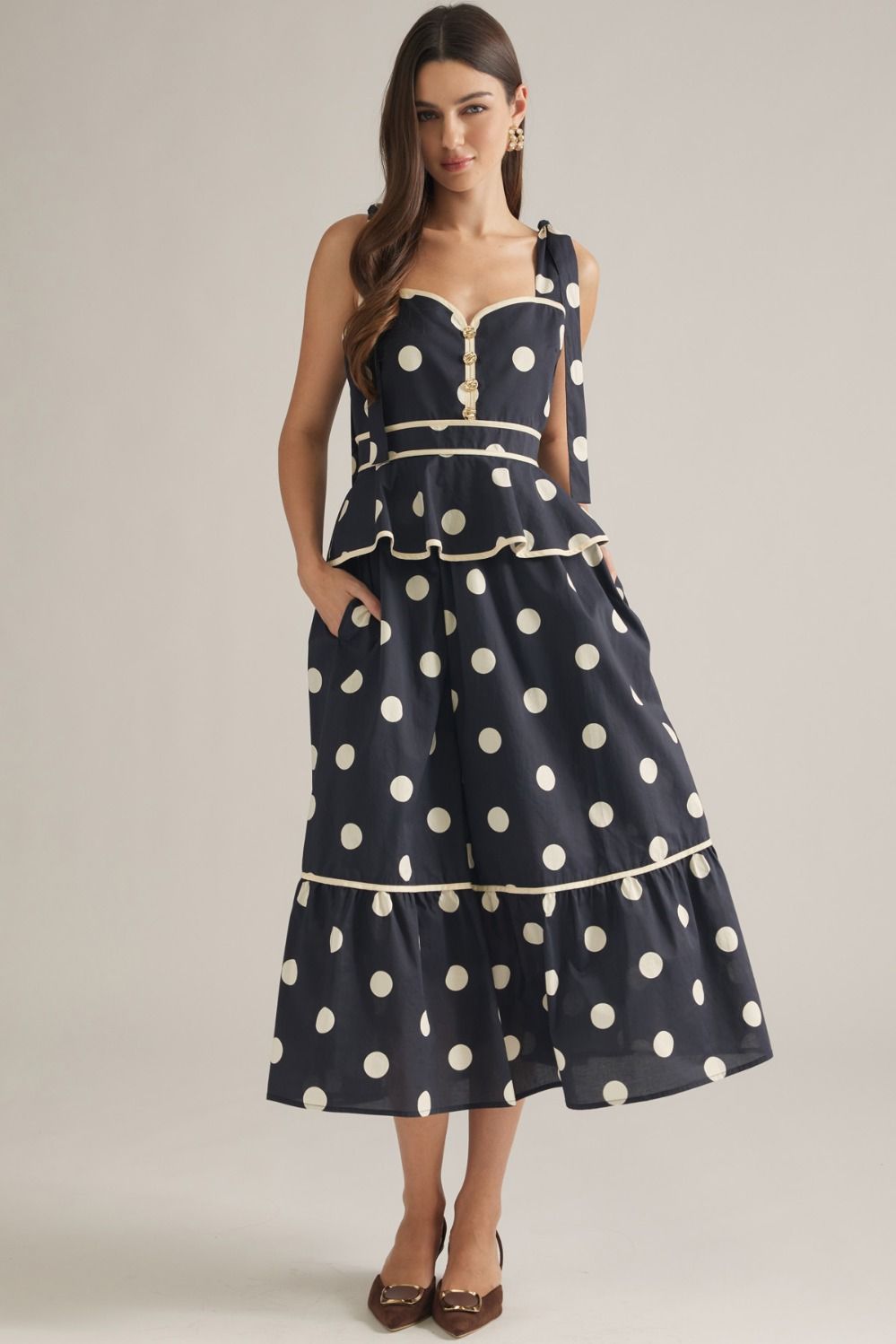 Meet Me At The Dots Dress by Entro