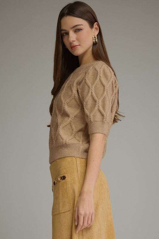 Autumn latte Sweater by Entro