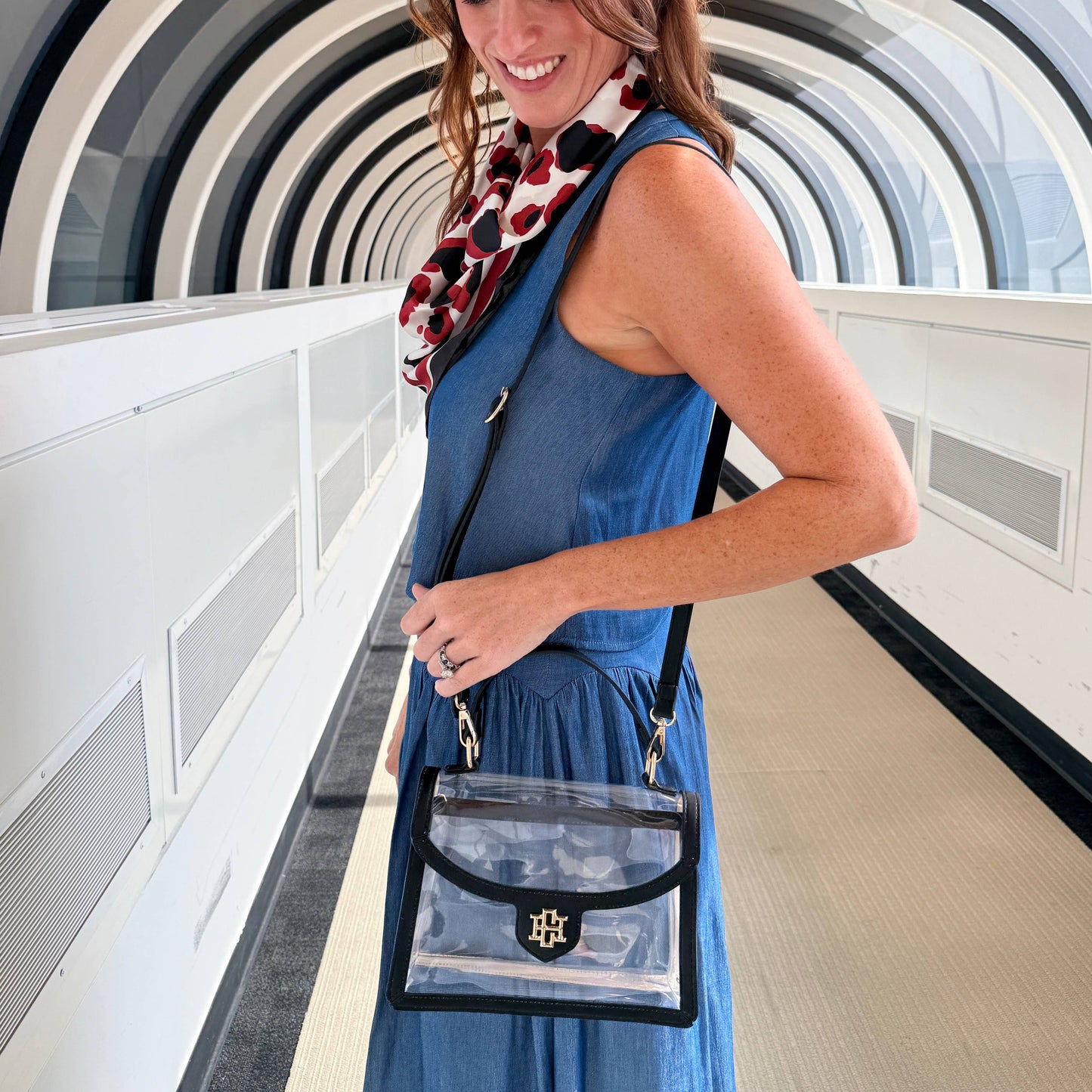 Morgan Clear Bag Black