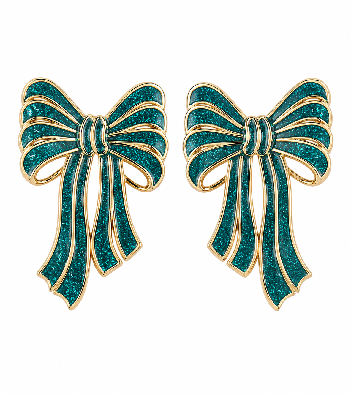 Tied with Cheer- Stud Earrings