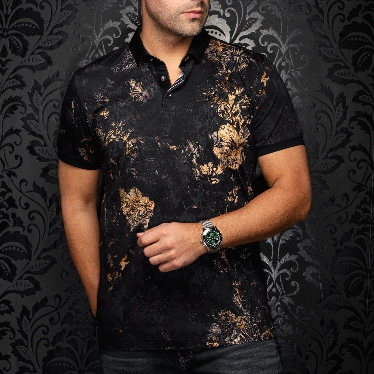 Sumatran men's polo shirt