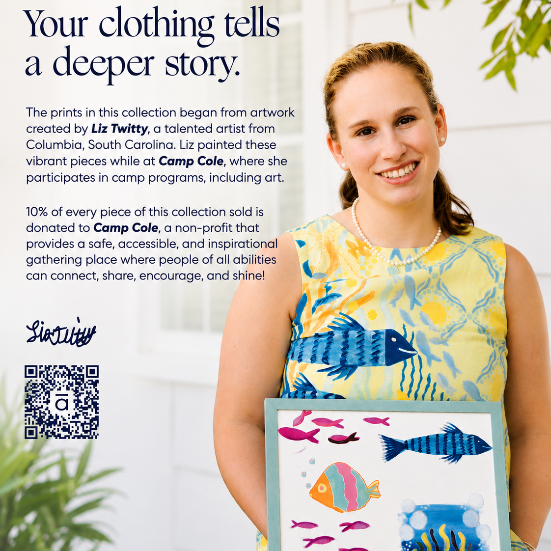 The Miranda Shirt Tahiti Tile