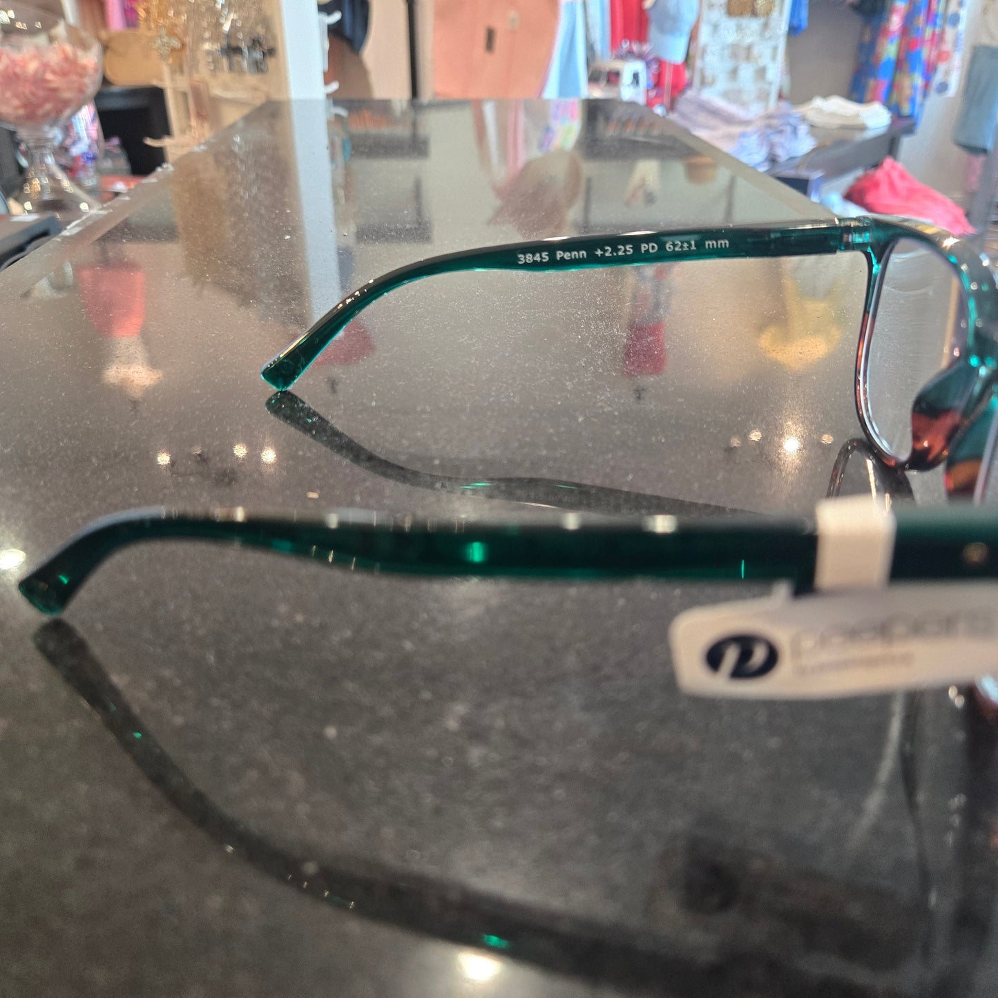Penn- Green/Tortoise Horn- Readers by Peepers