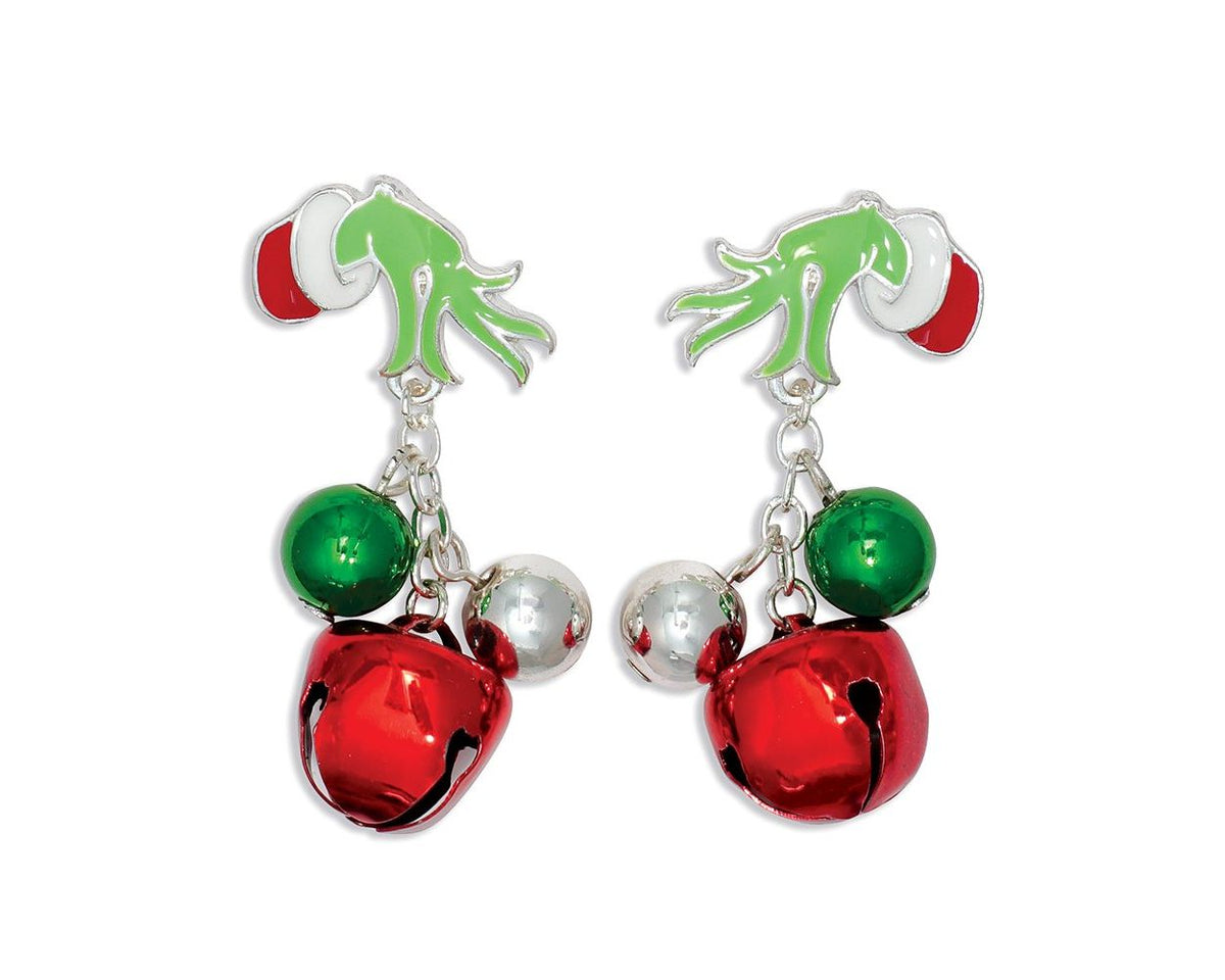 Holiday Jingle Earrings w/the Mean One by Periwinkle