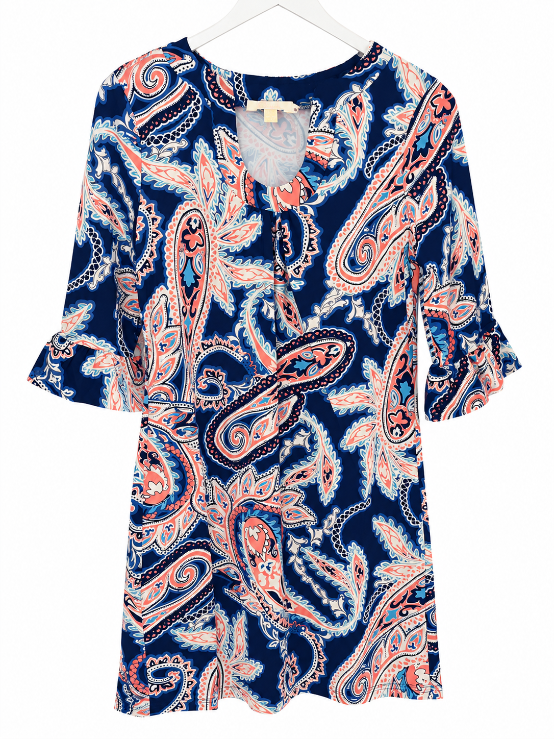 NICOLE RUFFLE SLEEVE DRESS BY ARYEH
