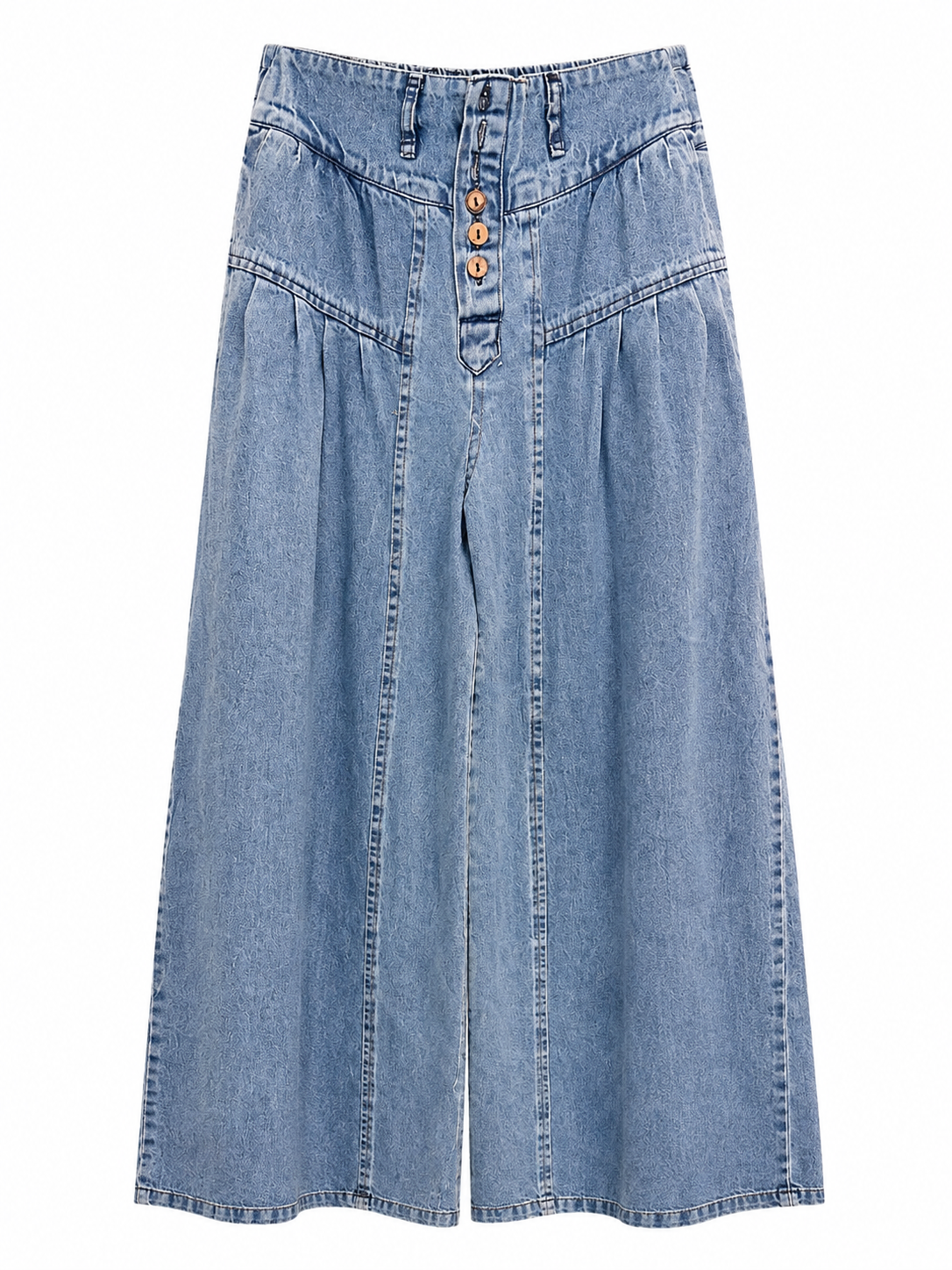 Boho Blues Denim Pants by Angie