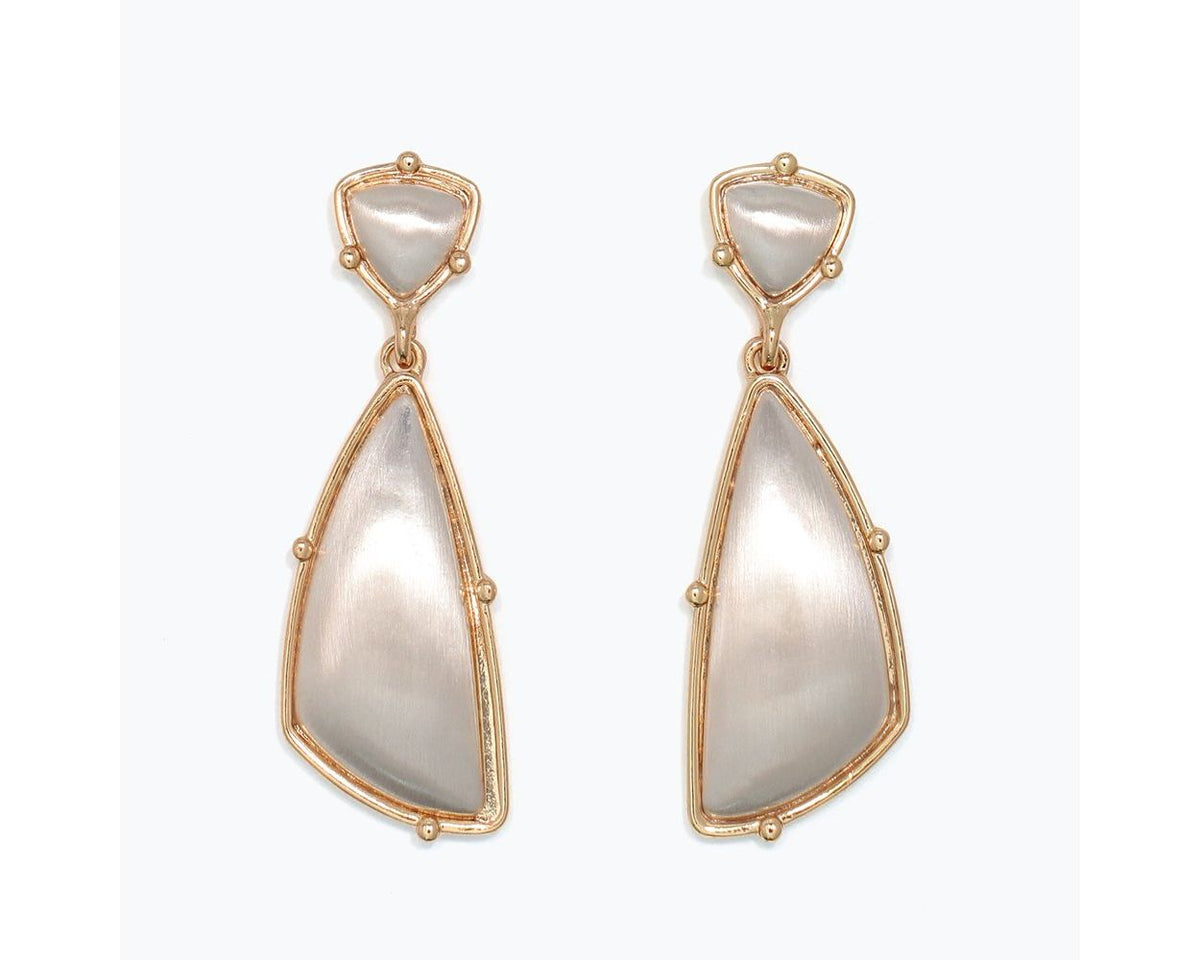Burnished Silver & Gold Drops by Periwinkle