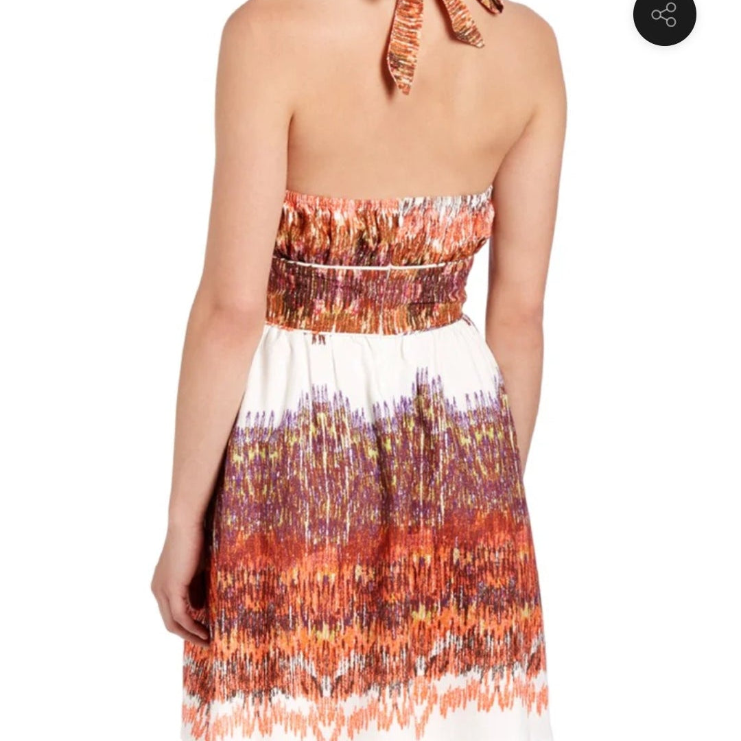Abstract Halter Dress by Aryeh