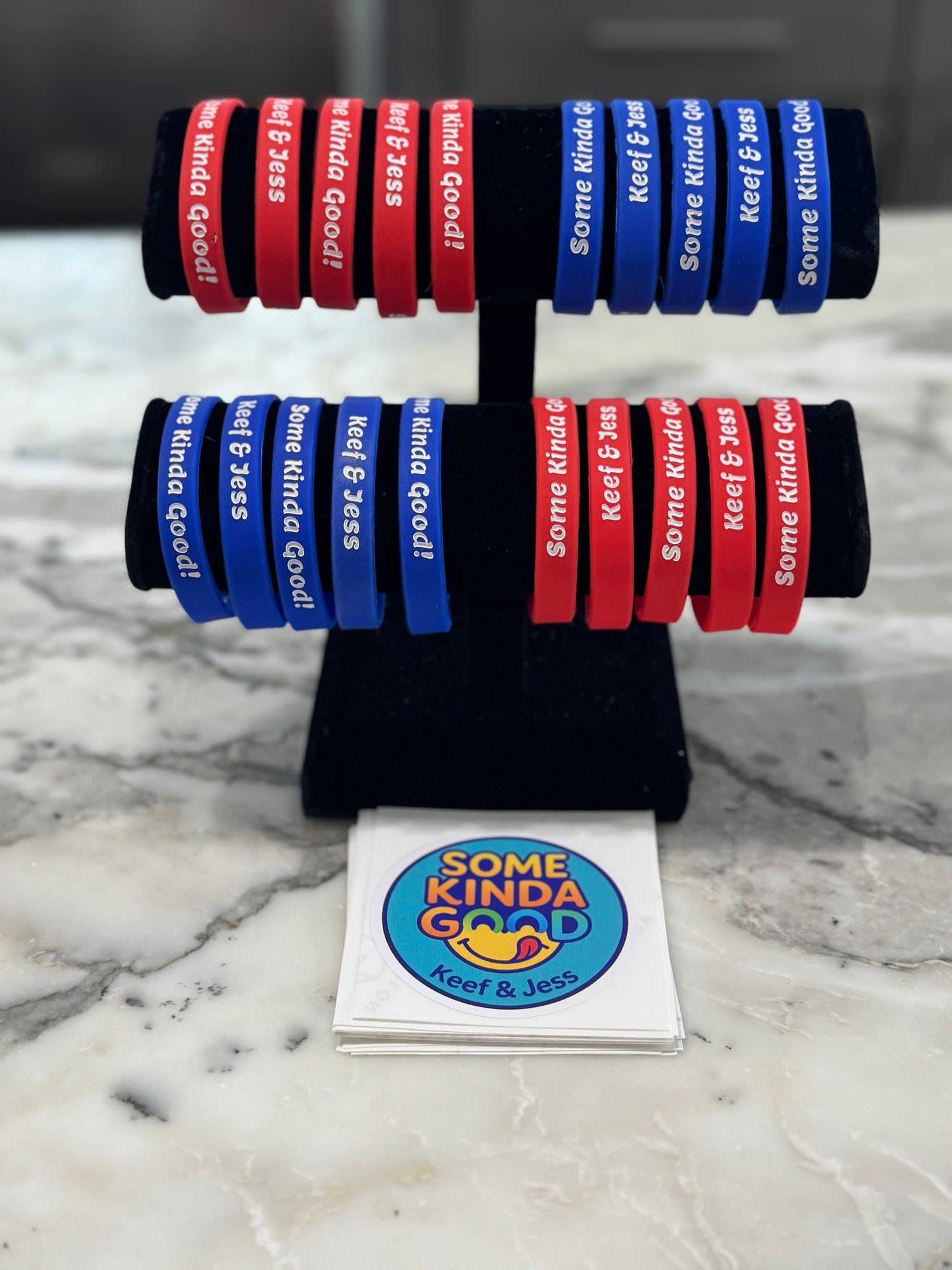 Keef & Jess silicone wristband