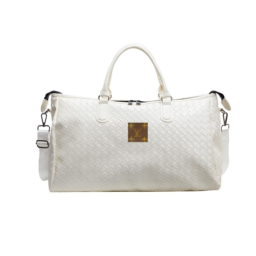Upcycled Woven Duffle Bag
