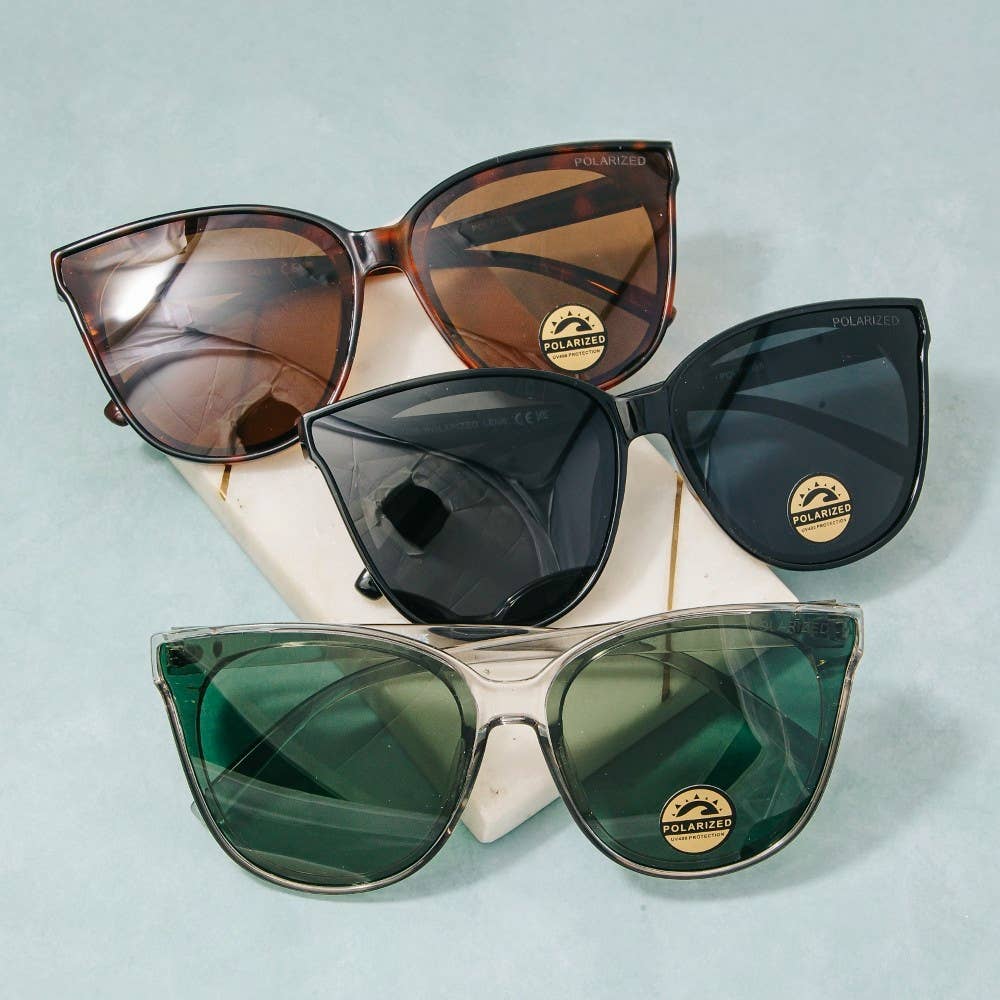 Oversized Polarized Sunglasses Set