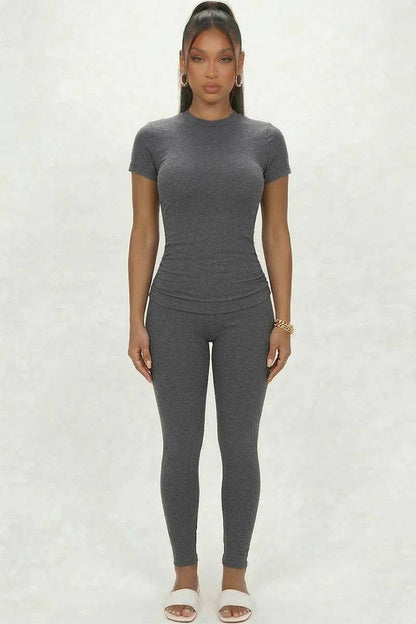 Short Sleeve Round Neck T Shirt