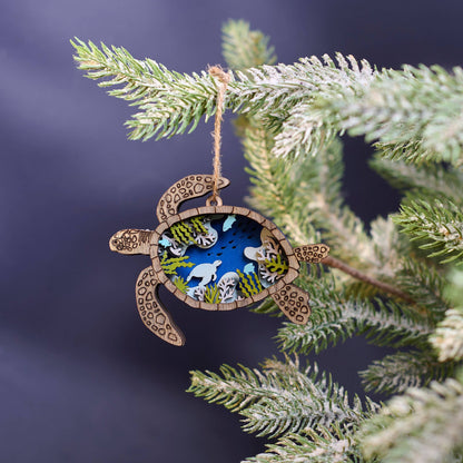Sea Turtle Magnetic Ornament