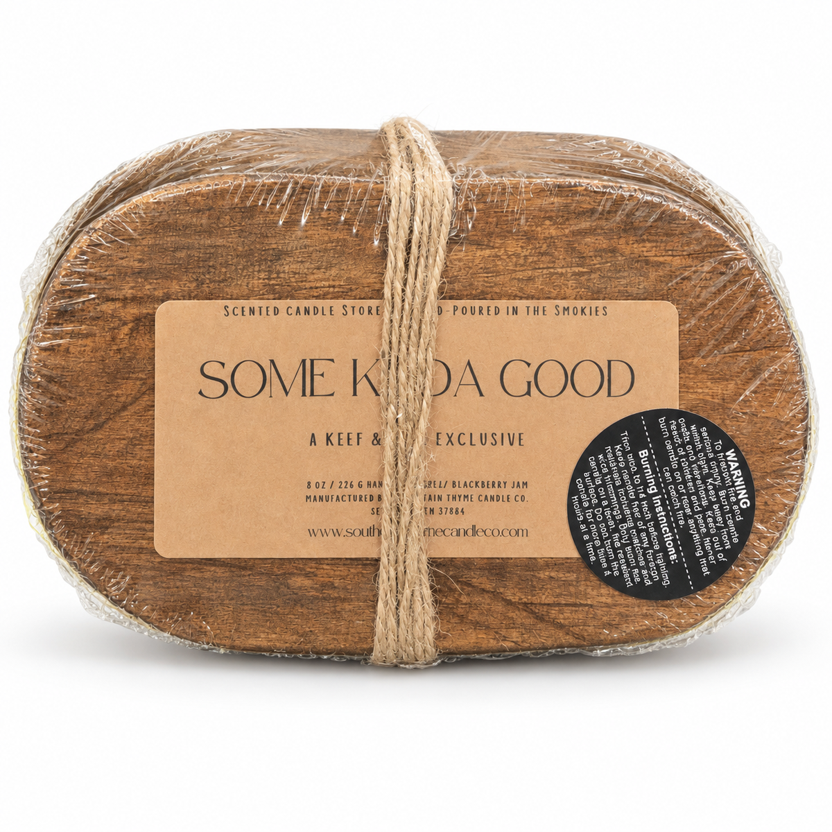 Round Dough Bowl Candle by Southern Thyme