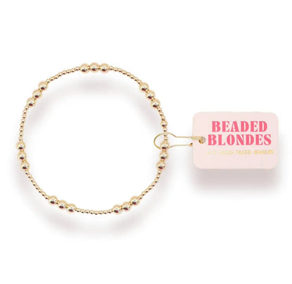 Ily Bracelet in Gold by Beaded Blondes