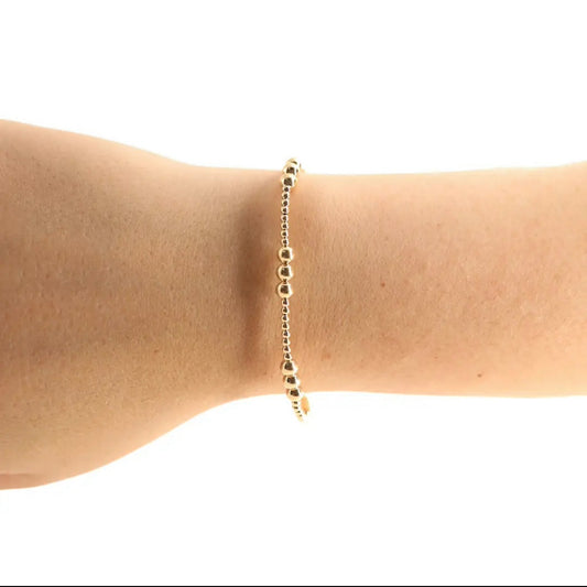 Ily Bracelet in Gold by Beaded Blondes