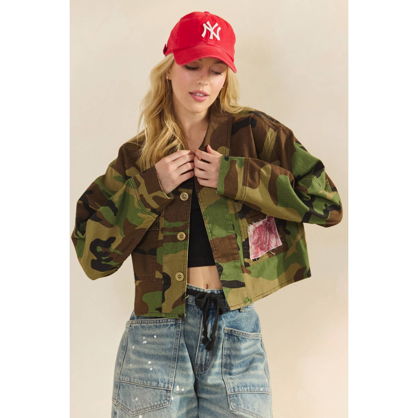 Camo Contrast Jacket