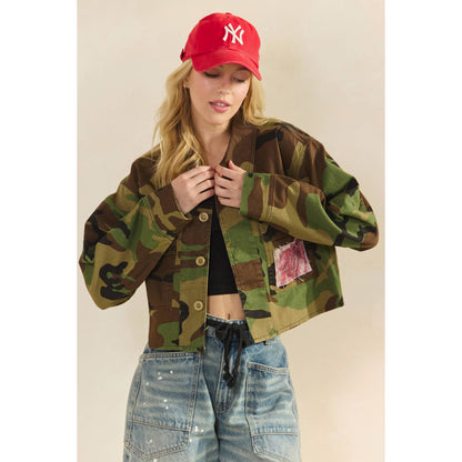 Camo Contrast Jacket
