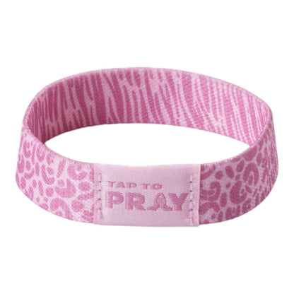 Tap To Pray® Wristband – Safari Rose