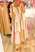 Dream in color maxi dress