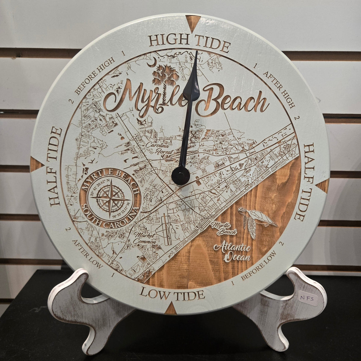 Lowcountry Tide Clock 12" Myrtle Beach