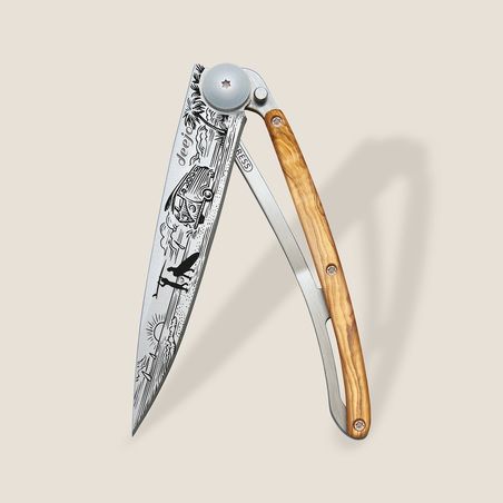 Van Life Knife, Olive Wood 37g