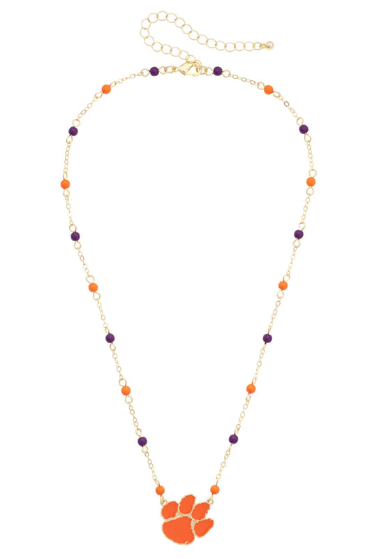 Clemson Tigers Logo Layering Necklace