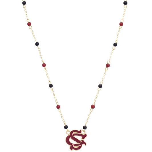 South Carolina Gamecocks Logo Layering Necklace by Canvas Style