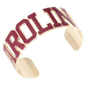 South Carolina Gamecocks Varsity Outline Cuff
