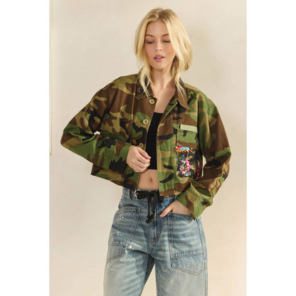 Camo Contrast Jacket
