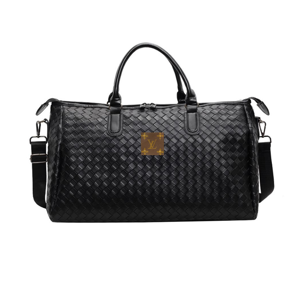 Upcycled Woven Duffle Bag