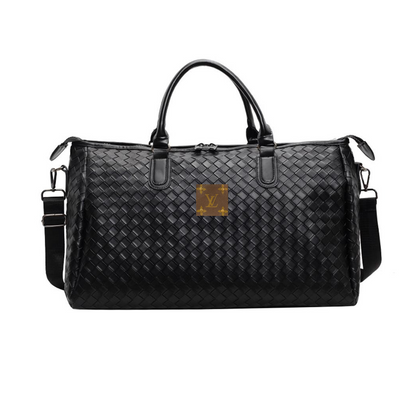 Upcycled Woven Duffle Bag