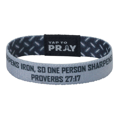 Tap To Pray® Wristband – Iron Sharpens Iron