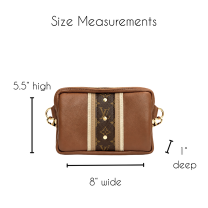 Louis Vuitton- Bella Belt Bag - Upcycled Monogram - Sienna